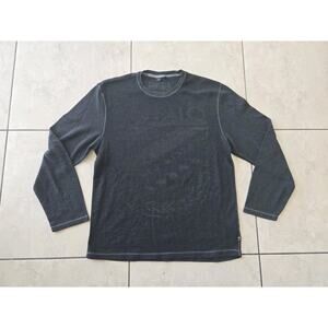 Buffalo David Bitton Henley Graphic Men's Size Xl Long Sleeve